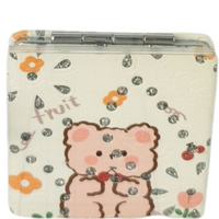 LUSTERKO KOSMETYCZNE SKŁADANE PRZENOŚNE ELEGANCKIE DO MAKIJAŻU DAMSKIE