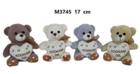 Miś z sercem 17cm MIX Sun-Day