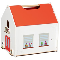 Przenośny domek dla lalek Eco House z akcesoriami Goki