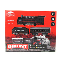 Kolejka Orient Express lokomotywa z torami 210 klasyczna zabawka dla dzieci