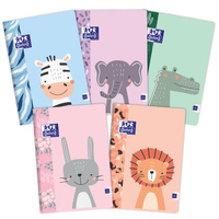 Paczka Zeszyt A5 16k 3-linia kolorowa Oxford kids pakiet 10 sztuk