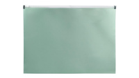Teczka A4 na suwak PP zieleń morandi