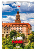 Kalendarz 2026 ścienny Zamki Polskie A3 VD22