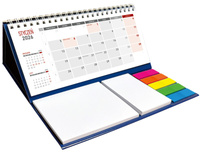 Kalendarz 2026 z notesem miesięczny klejony