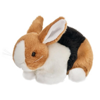 Króliczek brązowo - czarny 18cm Beppe