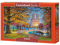 Puzzle 1500 Autumn Stroll Centtral Park CASTOR Castorland
