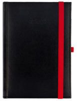 Kalendarz nauczyciela 2025/2026 A5T Nebraska z gumką CZARNY