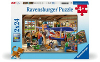 Puzzle dla dzieci 2D: Mechanicy w akcji 2x24el Ravensburger