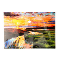 Paczka Teczka A5 kopertowa PP Rzeka 5 szt.