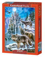 Puzzle 1500 Wilki i zamek CASTOR Castorland