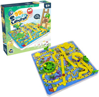 GRA WĘŻE I DRABINY 3D GRA PLANSZOWA DLA DZIECI RODZINNA