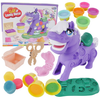 Ciastolina Plastelina Masa Plastyczna Zestaw Kreatywny Wesoły Konik Koń