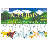 Breloki zwierzęta farma dla dzieci 12 sztuk kolorowe zawieszki edukacyjne