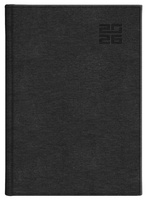 Kalendarz 2026 A4 tygodniowy z notesem Aluminium Standard czarny