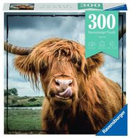 Puzzle Moment 300 Szkocka krowa Ravensburger