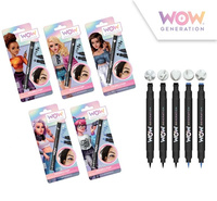 Kredka do oczu ze stempelkami do ozdabiania twarzy WOW mix wzorów