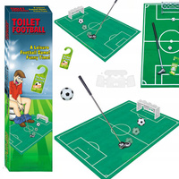 Gra Zręcznościowa Piłka Nożna Do Toalety Mata Boisko Kij Prezent Dla Dzieci
