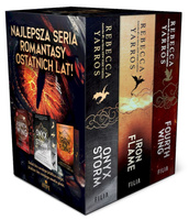 Pakiet Fourth Wing. Czwarte Skrzydło. Edycja specjalna / Iron Flame. Żelazny płomień / Onyx Storm. Onyksowa burza