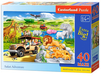 Puzzle 40 maxi - Safari Adventure CASTOR Castorland