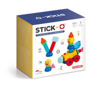 STICK-O MÓJ PIERWSZY ZESTAW Z KOŁAMI 9 EL.