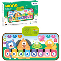 Mata muzyczna pianinko dla dzieci edukacyjna zabawka ze zwierzętami