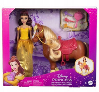 Disney Lalka Księżniczka Bella z koniem Phillippe Mattel