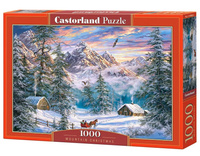 Puzzle 1000 Mountain Christmas CASTOR Castorland