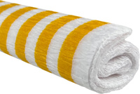 Paczka Bibuła marszczona 50x200 paski żółte na białym 10 rolek