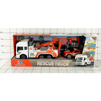 CIĘŻARÓWKA-LAWETA+SAMOCHÓD ŚW./DŹW.