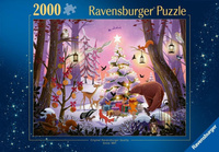 Puzzle 2D: Święta w lesie 2000el Ravensburger
