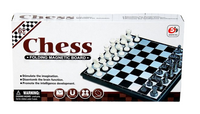 Szachy magnetyczne edukacyjne składane w pudełku gra planszowa dla dzieci