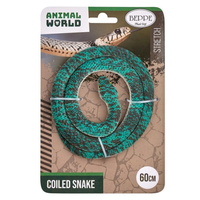 Wąż gumowy zielono-brązowy 60cm Beppe