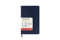 Kalendarz 2025 12M Moleskine P dzienny Sapphire Blue 9x14