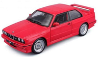 1988 BMW 3 Series M3 red 1:24 BBURAGO BBurago