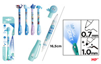 Długopis Szpiegowski UV z podwójną końcówką 0.7/1.0mm Morskie Zwierzaki 1szt.mix