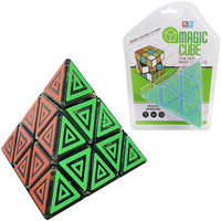 KOSTKA MAGICZNA PIRAMIDA UKŁADANKA LOGICZNA ŁAMIGŁÓWKA ANTYSTRES ZABAWKA