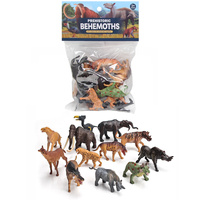 FIGURKA ZWIERZĘTA PREHISTORYCZNE ZESTAW FIGUREK KOLEKCJA 12 SZTUK ZABAWKA