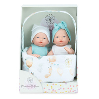 Lalki hiszpańskie bliźniaki Mini Golosinas 21cm Marina & Pau 0216
