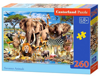 Puzzle 260 Savanna Animals CASTOR Castorland