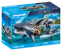 Playmobil Rekin olbrzym z piratem 71793