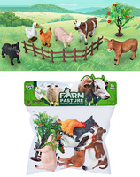 ZWIERZĘTA DOMOWE 6 SZTUK FIGURKI ZESTAW EDUKACYJNY DLA DZIECI