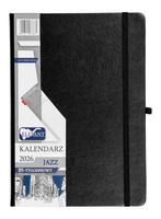 Kalendarz 2026 Jazz B5 tygodniowy czarny