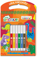 Z dinusiami za pan brat. Lubię Dinozaury. Ulubione kolorowanki