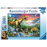 Puzzle 100 Epoka Dinozaurów Ravensburger