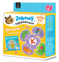 Mały miś to lubi! Zabawy logopedyczne. Układanki + książeczka. Mały miś to lubi!