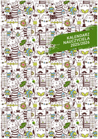 Kalendarz nauczyciela 2025/2026 B5T PCV bezbarwny KOTY