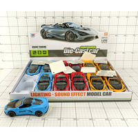 SAMOCHÓD SPORTOWY METAL ŚW./DŹW. 1 SZT.