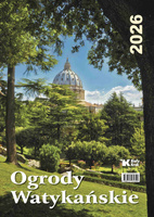 Kalendarz 2026 ścienny Ogrody Watykańskie