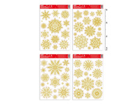 Naklejki bożonarodzeniowe brokat 20x30cm VA010