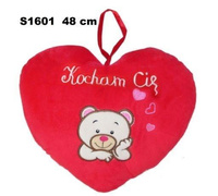 Poduszka Serce miś 48cm Sun-Day